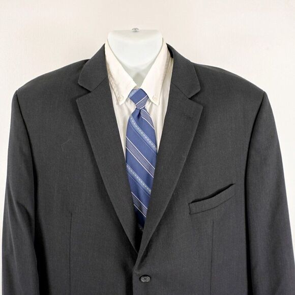 Pronto Uomo Platinum Wool Gray 2 Button Blazer 48R Or Slim‎ Fit 50R - Picture 1 of 12